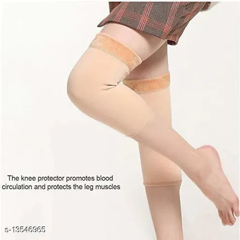 Thigh Warm Footless Socks, Unisex Fleece Knee Warmers Legging, Winter Knit Warm Long Leg Warmer, Warm Boot Cuffs Long Sock, Thin Outdoor Knee Compression Sleeve Thigh Warm Footless Socks, Unisex Fleece Knee Warmers Legging, Winter Knit Warm Long Leg Warmer, Warm Boot Cuffs Long Sock, Thin Outdoor Knee Compression Sleeve